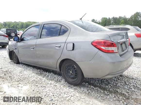 2017 Mitsubishi Mirage ES with VIN ML32F3FJ8HHF11581, listed as a Copart auction lot 61110545 with 116,984 mi miles and Salvage title. Bid and sale history available at DreamBid. Image 2.