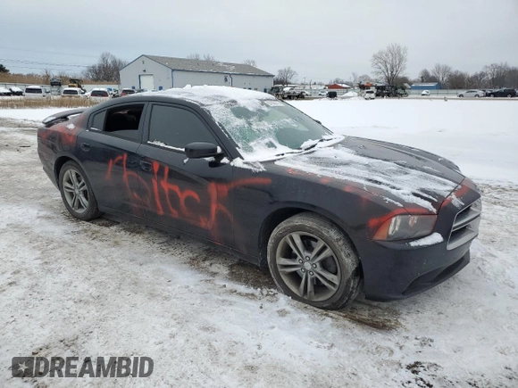 2014 Dodge Charger SXT Plus with VIN 2C3CDXJG3EH315856, listed as a Copart auction lot 87806375 with 177,276 mi miles and Salvage Title. Bid and sale history available at carsss.com. Image 4.