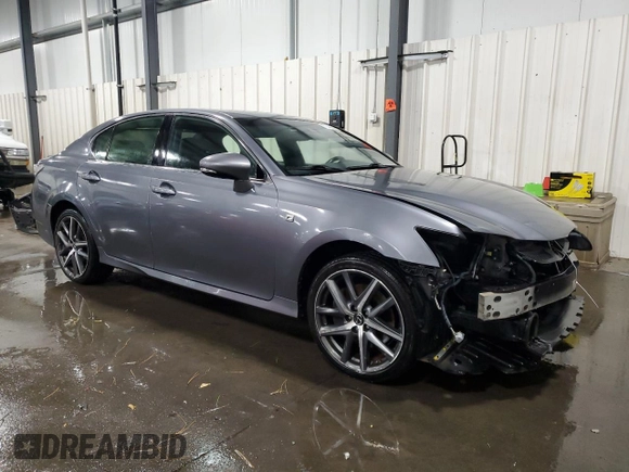 2016 Lexus GS 350 with VIN JTHCZ1BLXGA002387, listed as a Copart auction lot 71448994 with 157,527 mi miles and Salvage Title. Bid and sale history available at carsss.com. Image 4.