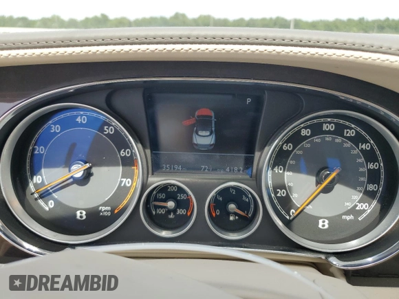 2013 Bentley Continental GT z VIN SCBGT3ZA8DC082988, wystawiony jako Copart lot #57662215 z przebiegiem 35 194 mil mil oraz Szkody całkowita. Historia ofert i sprzedaży dostępna na DreamBid. Obrazek 9.