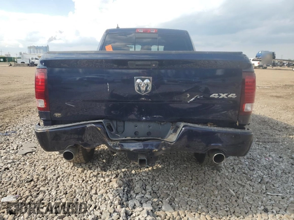 2013 Ram 1500 Sport with VIN 1C6RR7HT1DS567260, listed as a Copart auction lot 58764005 with Not provided miles and Salvage title. Bid and sale history available at DreamBid. Image 6.