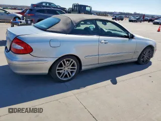 2009 Mercedes-Benz CLK 350 with VIN WDBTK56FX9T109172, listed as a Copart auction lot 46328435 with 137,484 mi miles and Salvage Title. Bid and sale history available at DreamBid. Image 3.