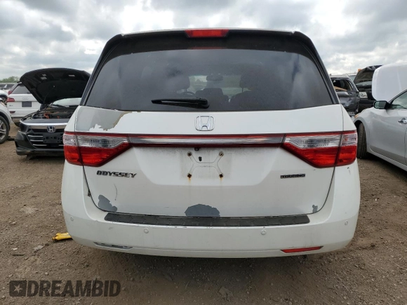 2012 Honda Odyssey Touring with VIN 5FNRL5H92CB047020, listed as a Copart auction lot 56539795 with 155,788 mi miles and Clean Title. Bid and sale history available at DreamBid. Image 6.