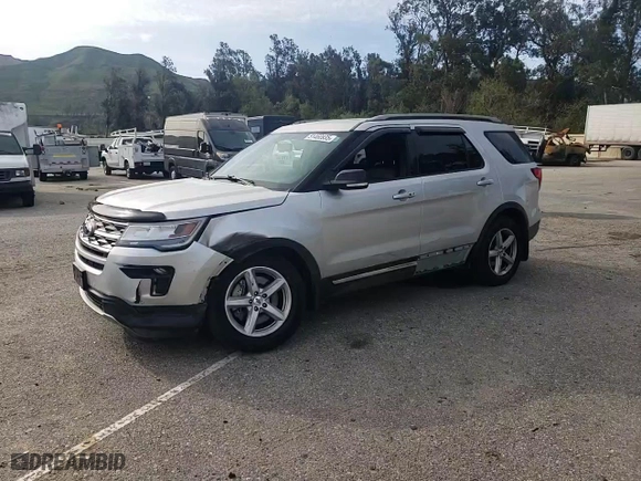 2018 Ford Explorer XLT with VIN 1FM5K7D85JGA43018, listed as a Copart auction lot 51460935 with 0 mi miles and Salvage Title. Bid and sale history available at carsss.com. Image 12.