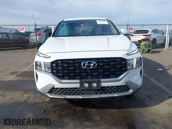 2023 Hyundai Santa Fe SE with VIN 5NMS1DAJ1PH562651, listed as a IAAI auction lot 41566367 with 34,881 mi miles. Bid and sale history available at carsss.com. Image 12.