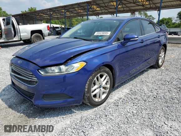 2016 Ford Fusion SE with VIN 3FA6P0H75GR375213, listed as a Copart auction lot 59420095 with 92,397 mi miles and Salvage title. Bid and sale history available at DreamBid. Image 1.