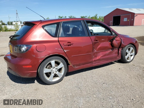 2006 Mazda 3 s with VIN JM1BK143961463934, listed as a Copart auction lot 70430124 with 238,221 mi miles and Salvage Title. Bid and sale history available at carsss.com. Image 3.