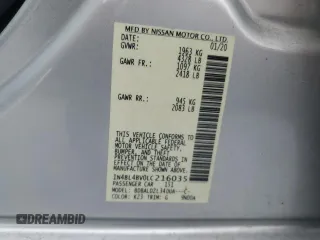 2020 Nissan Altima 2.5 S with VIN 1N4BL4BV0LC216035, listed as a Copart auction lot 89330225 with 76,146 mi miles and Non Repairable. Bid and sale history available at carsss.com. Image 13.