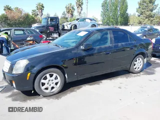 2007 Cadillac CTS with VIN 1G6DM57T770165558, listed as a IAAI auction lot 42146188 with 236,763 mi miles. Bid and sale history available at carsss.com. Image 2.