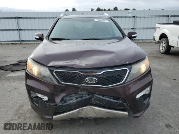 2012 Kia Sorento SX with VIN 5XYKWDA25CG192917, listed as a Copart auction lot 78385644 with 128,646 mi miles and Salvage Title. Bid and sale history available at carsss.com. Image 5.