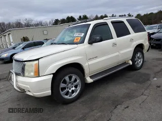 2003 Cadillac Escalade z VIN 1GYEK63N73R308562, wystawiony jako Copart lot #50138885 z przebiegiem 314 919 mil mil oraz Szkody całkowita. Historia ofert i sprzedaży dostępna na DreamBid. Obrazek 1.