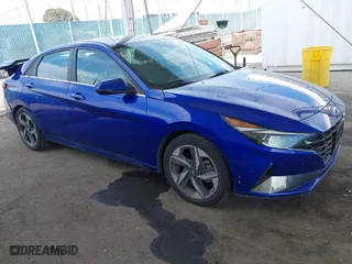 2021 Hyundai Elantra SEL with VIN KMHLN4AG4MU098168, listed as a IAAI auction lot 42047425 with 39,411 mi miles. Bid and sale history available at carsss.com. Image 1.