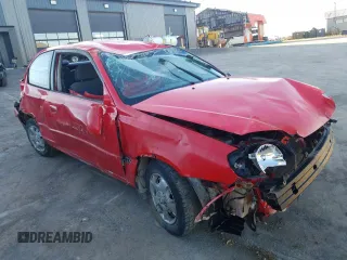 2005 Hyundai Accent GLS with VIN KMHCG35C65U348300, listed as a Copart auction lot 77847614 with 141,102 mi miles and Salvage Title. Bid and sale history available at carsss.com. Image 4.