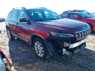 2019 Jeep Cherokee Latitude with VIN 1C4PJLCB8KD220444, listed as a IAAI auction lot 41245726 with 98,659 mi miles and . Bid and sale history available at DreamBid. Image 1.