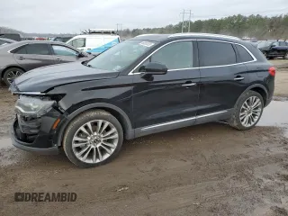 2016 Lincoln MKX Reserve with VIN 2LMTJ6LP0GBL39694, listed as a Copart auction lot 46852055 with 58,009 mi miles and Salvage Title. Bid and sale history available at carsss.com. Image 1.