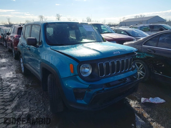 2019 Jeep Renegade Sport z VIN ZACNJBAB7KPK34175, wystawiony jako IAAI lot #41632630 z przebiegiem 111 185 mil mil oraz . Historia ofert i sprzedaży dostępna na DreamBid. Obrazek 1.