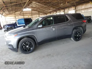 2021 Chevrolet Traverse LS with VIN 1GNERFKW5MJ132209, listed as a Copart auction lot 46788295 with 65,630 mi miles and Salvage Title. Bid and sale history available at carsss.com. Image 1.