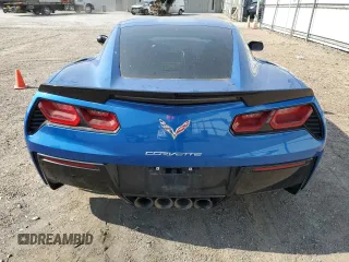 2014 Chevrolet Corvette Z51 2LT with VIN 1G1YK2D76E5131145, listed as a Copart auction lot 54591555 with 52,025 mi miles and Salvage title. Bid and sale history available at DreamBid. Image 6.