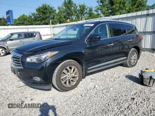 2015 Infiniti QX60 with VIN 5N1AL0MM0FC500204, listed as a Copart auction lot 61829275 with 135,769 mi miles and Clean title. Bid and sale history available at DreamBid. Image 1.