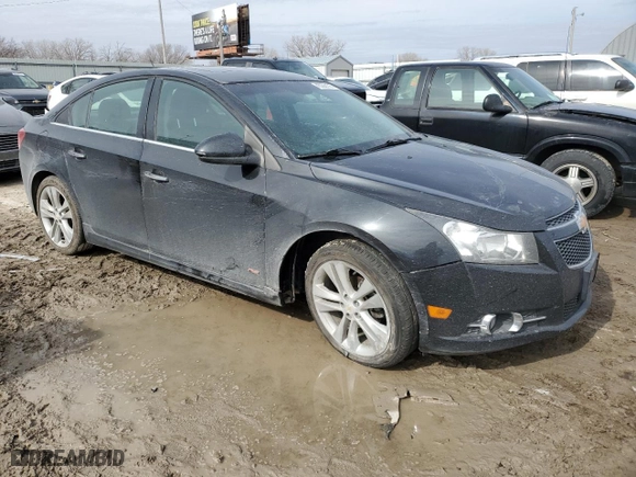 2011 Chevrolet Cruze LTZ with VIN 1G1PH5S97B7197350, listed as a Copart auction lot 45306105 with 136,171 mi miles and Salvage Title. Bid and sale history available at carsss.com. Image 4.