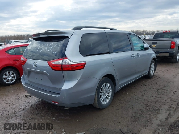 2017 Toyota Sienna XLE Auto Access Seat with VIN 5TDYZ3DC9HS795220, listed as a IAAI auction lot 41641227 with 86,336 mi miles and . Bid and sale history available at DreamBid. Image 4.