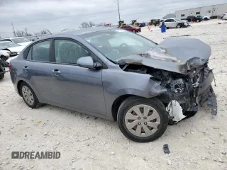 2020 Kia Rio S with VIN 3KPA24AD7LE267638, listed as a Copart auction lot 44261595 with 89,615 mi miles and Salvage Title. Bid and sale history available at carsss.com. Image 4.
