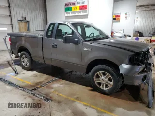 2008 Ford F-150 XL with VIN 1FTRF12W08KD88585, listed as a Copart auction lot 45345645 with 104,791 mi miles and Salvage title. Bid and sale history available at DreamBid. Image 4.