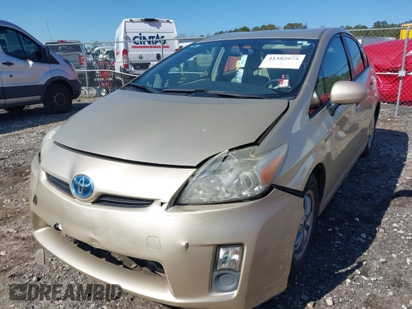2011 Toyota Prius I with VIN JTDKN3DU2B1384305, listed as a IAAI auction lot 41502975 with 142,039 mi miles. Bid and sale history available at carsss.com. Image 6.