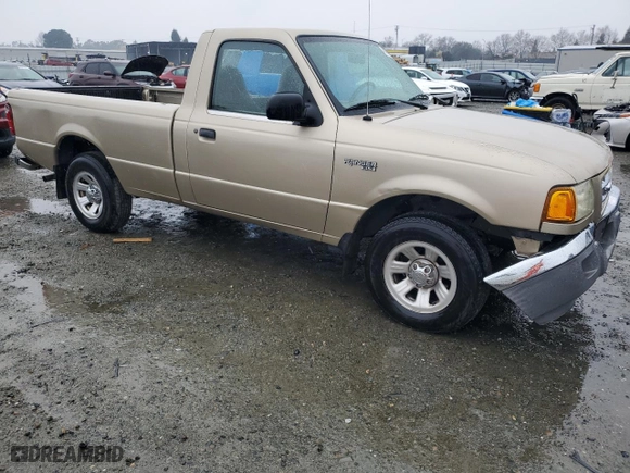 2001 Ford Ranger XL with VIN 1FTYR10U61PB66369, listed as a Copart auction lot 43570625 with 48,669 mi miles and Salvage Title. Bid and sale history available at carsss.com. Image 4.