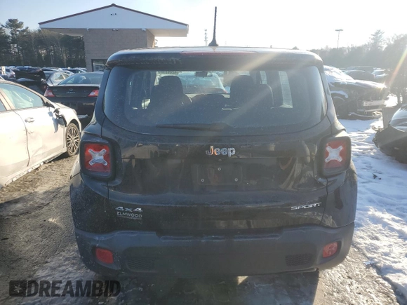 2016 Jeep Renegade Sport with VIN ZACCJBAW3GPC70790, listed as a Copart auction lot 42092565 with 14,125 mi miles and Salvage Title. Bid and sale history available at DreamBid. Image 6.