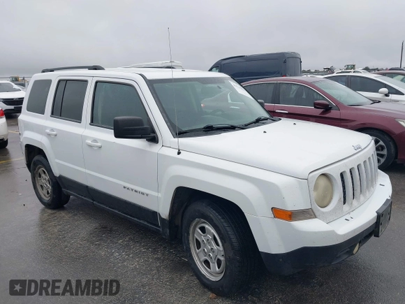 2012 Jeep Patriot Sport with VIN 1C4NJPBAXCD639209, listed as a IAAI auction lot 41539883 with 244,585 mi miles and . Bid and sale history available at DreamBid. Image 1.