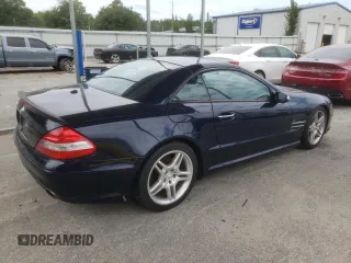 2008 Mercedes-Benz SL 550 with VIN WDBSK71F88F139931, listed as a Copart auction lot 67312014 with 117,877 mi miles and Salvage title. Bid and sale history available at DreamBid. Image 3.