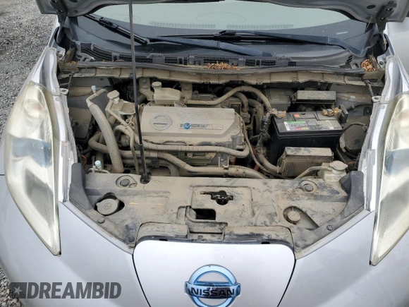 2012 Nissan LEAF SL with VIN JN1AZ0CP8CT016245, listed as a Copart auction lot 53084645 with 67,310 mi miles and Clean Title. Bid and sale history available at DreamBid. Image 11.
