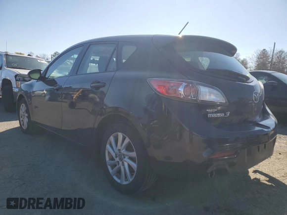 2013 Mazda 3 i Touring with VIN JM1BL1L89D1708495, listed as a Copart auction lot 50705075 with 68,414 mi miles and Salvage Title. Bid and sale history available at DreamBid. Image 2.