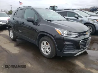 2021 Chevrolet Trax LT with VIN KL7CJPSM8MB364631, listed as a Copart auction lot 52622755 with 64,776 mi miles and Salvage Title. Bid and sale history available at carsss.com. Image 4.