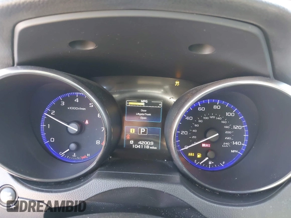 2015 Subaru Outback Limited with VIN 4S4BSAJC3F3243788, listed as a IAAI auction lot 42170391 with 104,118 mi miles and . Bid and sale history available at DreamBid. Image 7.