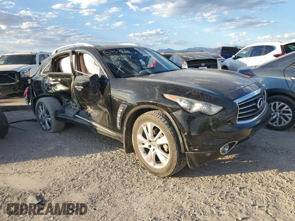 2012 Infiniti FX35 with VIN JN8AS1MU9CM121788, listed as a Copart auction lot 72579514 with 0 mi miles and Clean Title. Bid and sale history available at carsss.com. Image 4.