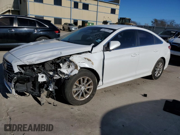 2019 Hyundai Sonata SE with VIN 5NPE24AF6KH748347, listed as a Copart auction lot 43651065 with 101,335 mi miles and Salvage Title. Bid and sale history available at carsss.com. Image 1.