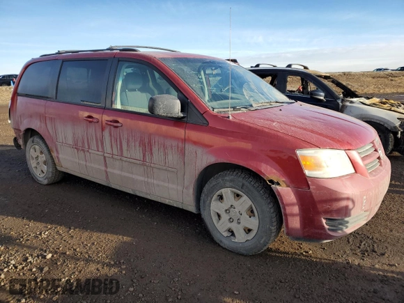 2008 Dodge Grand Caravan SE with VIN 2D8HN44H38R785015, listed as a Copart auction lot 46448665 with 286,599 mi miles and Salvage Title. Bid and sale history available at DreamBid. Image 4.