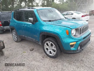 2020 Jeep Renegade Limited with VIN ZACNJBD17LPL68365, listed as a IAAI auction lot 42563240 with 91,825 mi miles and . Bid and sale history available at DreamBid. Image 1.
