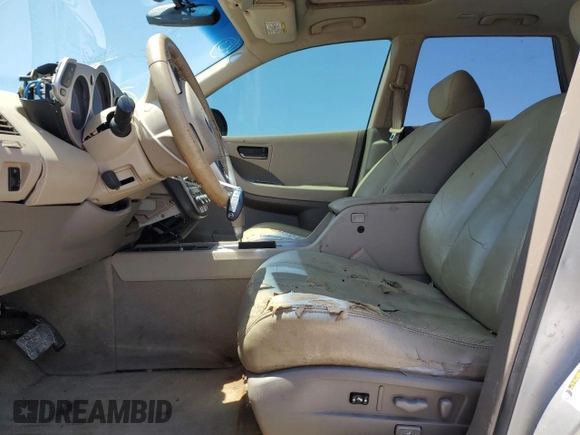 2005 Nissan Murano SE with VIN JN8AZ08TX5W315681, listed as a Copart auction lot 52791315 with 203,420 mi miles and Salvage Title. Bid and sale history available at DreamBid. Image 7.