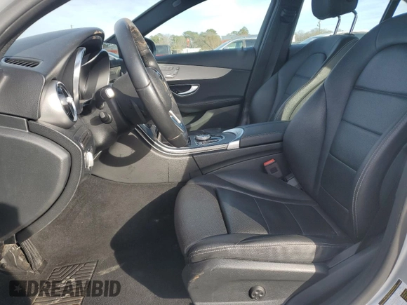 2020 Mercedes-Benz C with VIN W1KWF8DB7LR575902, listed as a Copart auction lot 42640315 with 91,293 mi miles and Salvage Title. Bid and sale history available at carsss.com. Image 7.