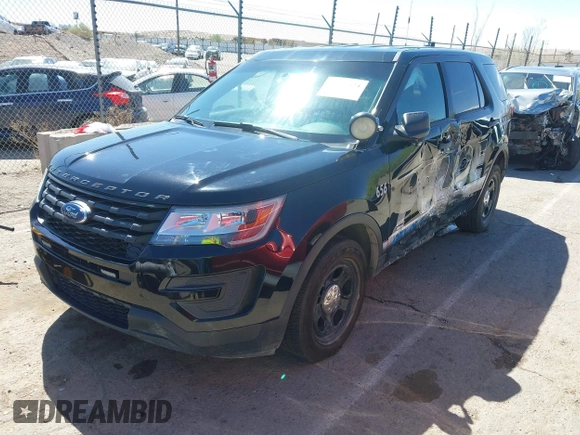 2017 Ford Police Interceptor Utility с VIN 1FM5K8AT0HGD14009, выставлен на аукционе IAAI как лот 42050424 с пробегом 100 050 миль миль и . История ставок и продаж доступна на DreamBid. Изображение 2.