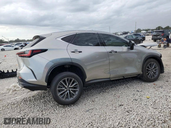 2022 Lexus NX with VIN JTJADCAZ1N5004931, listed as a Copart auction lot 41649615 with 24,117 mi miles and Salvage Title. Bid and sale history available at carsss.com. Image 3.
