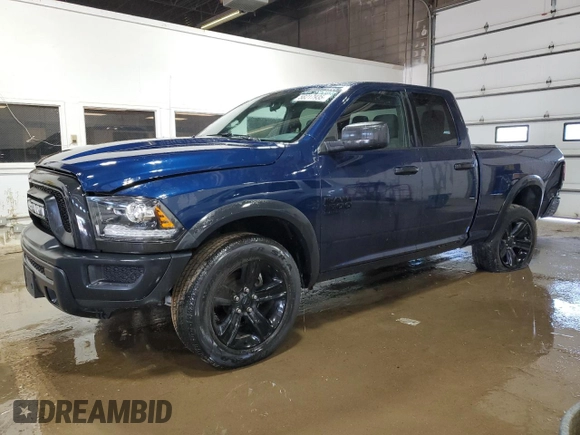 2022 Ram 1500 Warlock z VIN 1C6RR7GG8NS174698, wystawiony jako Copart lot #58217935 z przebiegiem 49 775 mil mil oraz Szkoda całkowita • Salvage title. Historia ofert i sprzedaży dostępna na DreamBid. Obrazek 1.