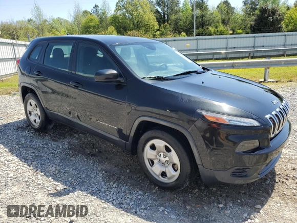 2015 Jeep Cherokee Sport with VIN 1C4PJLAB0FW547059, listed as a Copart auction lot 52630745 with 215,429 mi miles and Clean Title. Bid and sale history available at carsss.com. Image 4.