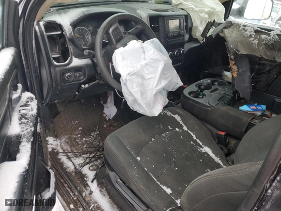 2019 Ram 2500 Tradesman with VIN 3C6MR5AJ0KG551935, listed as a Copart auction lot 43856195 with 156,569 mi miles and Salvage Title. Bid and sale history available at carsss.com. Image 8.