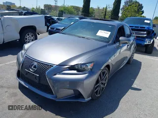 2015 Lexus IS 250 with VIN JTHBF1D21F5055589, listed as a IAAI auction lot 39175466 with 98,955 mi miles and . Bid and sale history available at DreamBid. Image 2.