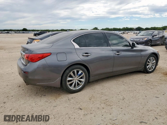 2017 Infiniti Q50 Premium with VIN JN1EV7AR2HM836977, listed as a Copart auction lot 66161865 with Not provided miles and Clean title. Bid and sale history available at DreamBid. Image 3.