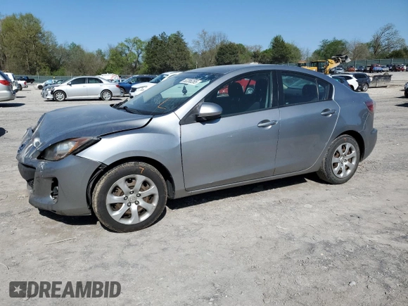 2013 Mazda 3 i SV with VIN JM1BL1TG4D1769423, listed as a Copart auction lot 52286265 with 171,103 mi miles and Salvage Title. Bid and sale history available at DreamBid. Image 1.